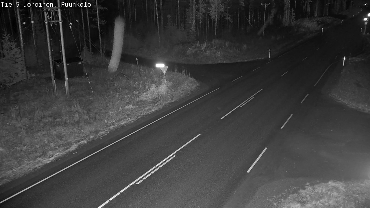 Weather Camera Image Road 5 Joroinen, Puunkolo, Joroinen, Pohjois-Savo