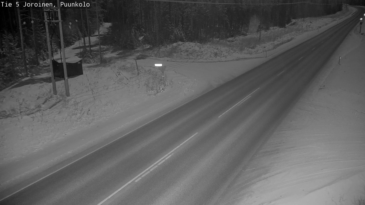 Weather Camera Image Väg 5 Joirois, Puunkolo, Joroinen, Pohjois-Savo