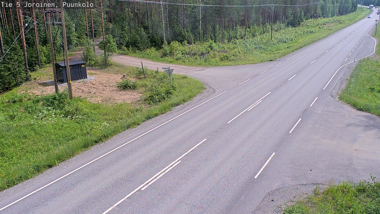 Weather Camera Image Road 5 Joroinen, Puunkolo, Joroinen, Pohjois-Savo