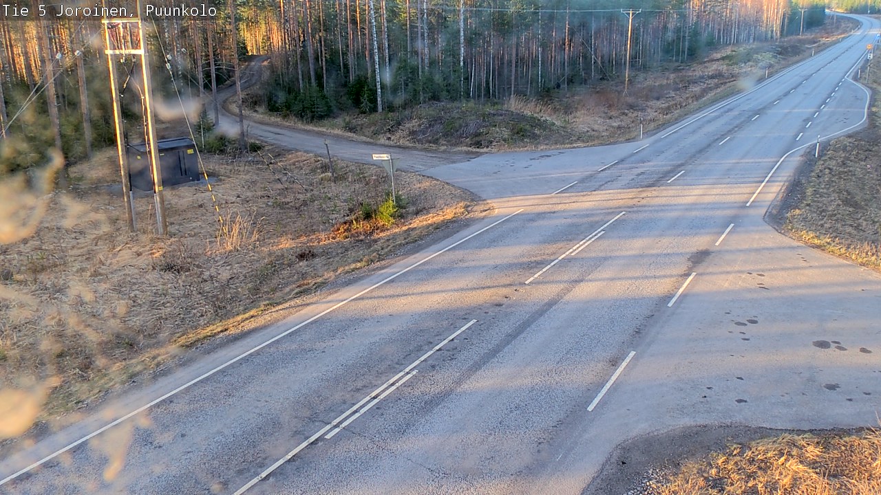 Weather Camera Image Road 5 Joroinen, Puunkolo, Joroinen, Pohjois-Savo