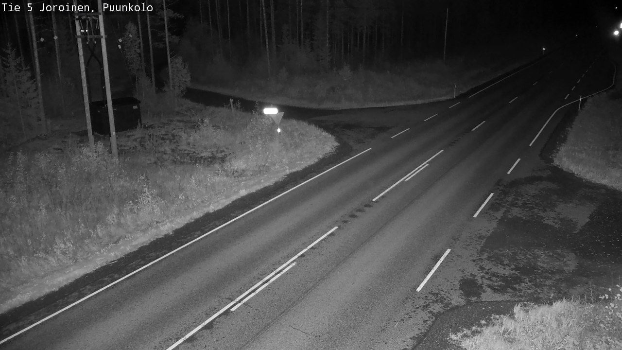 Weather Camera Image Road 5 Joroinen, Puunkolo, Joroinen, Pohjois-Savo