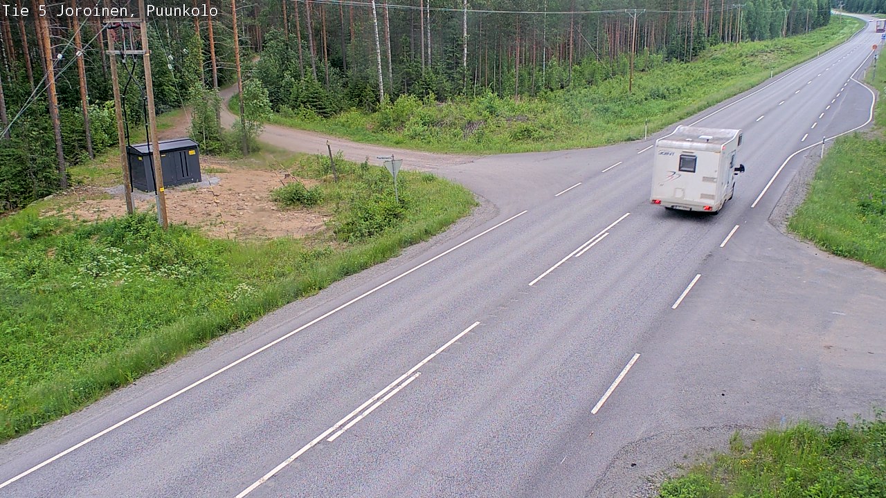 Weather Camera Image Road 5 Joroinen, Puunkolo, Joroinen, Pohjois-Savo