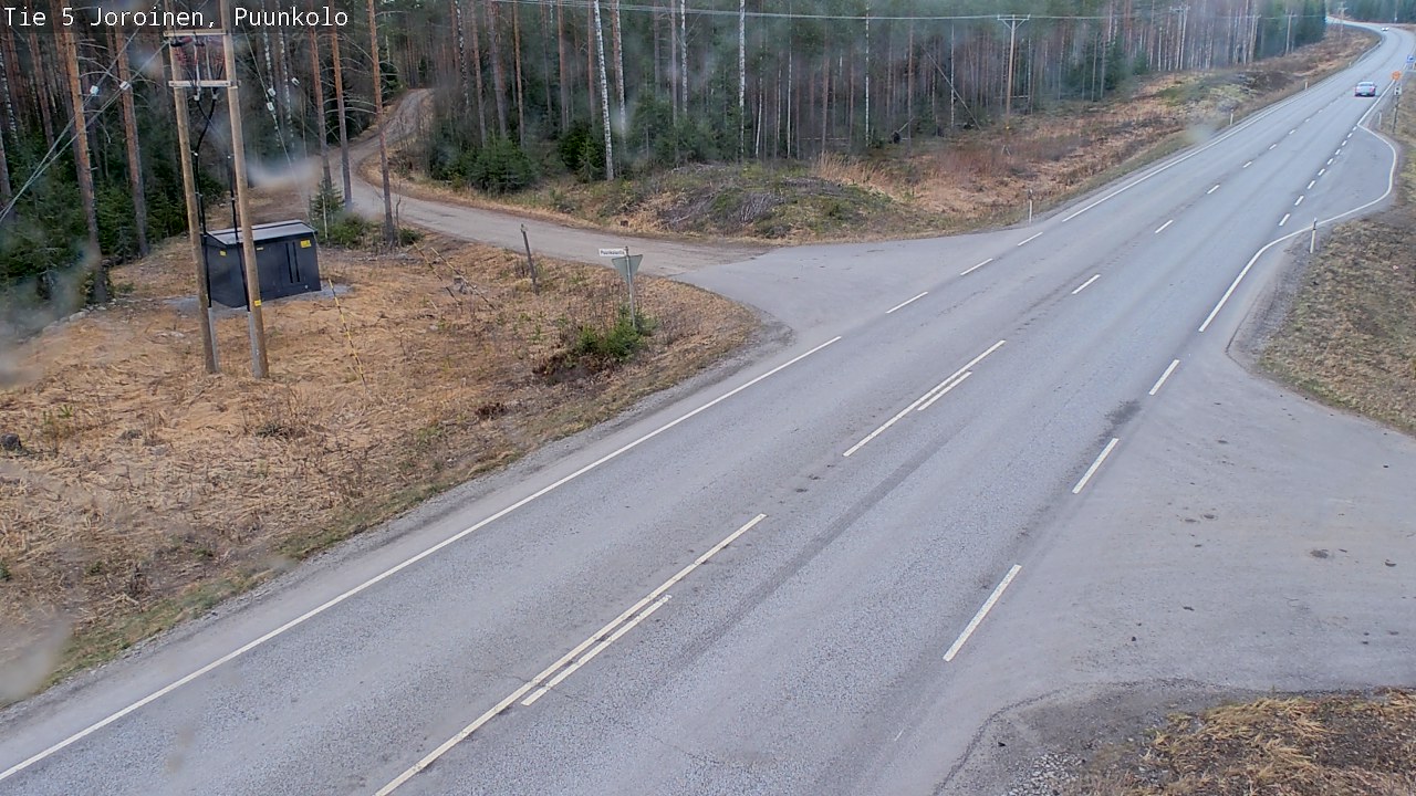 Weather Camera Image Väg 5 Joirois, Puunkolo, Joroinen, Pohjois-Savo