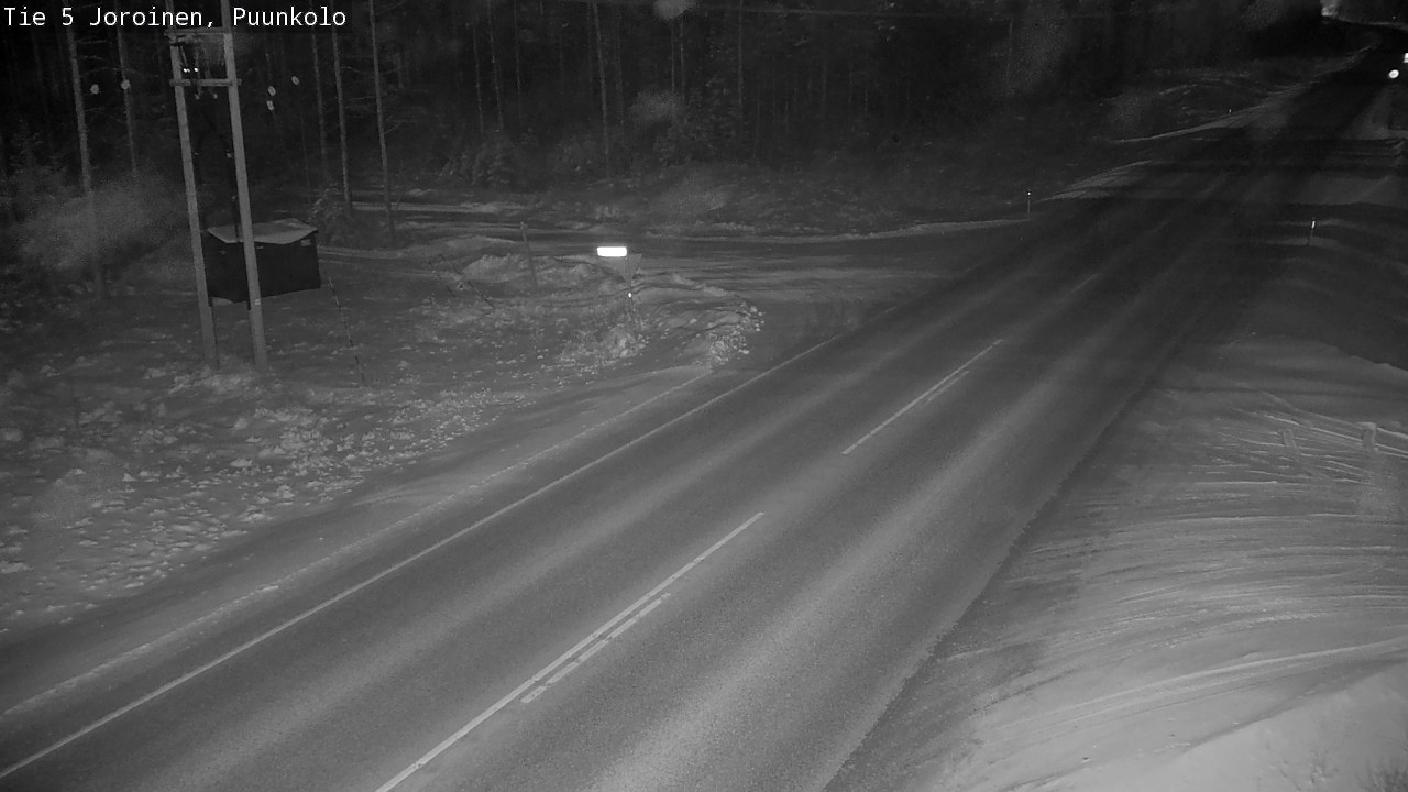 Weather Camera Image Väg 5 Joirois, Puunkolo, Joroinen, Pohjois-Savo