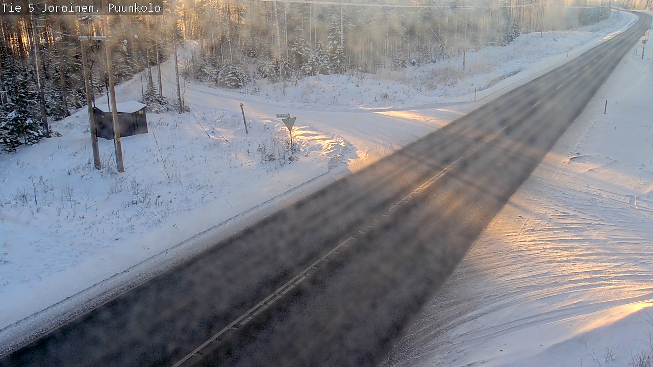 Weather Camera Image Väg 5 Joirois, Puunkolo, Joroinen, Pohjois-Savo