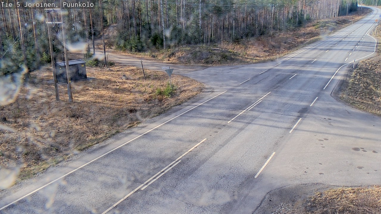 Weather Camera Image Road 5 Joroinen, Puunkolo, Joroinen, Pohjois-Savo