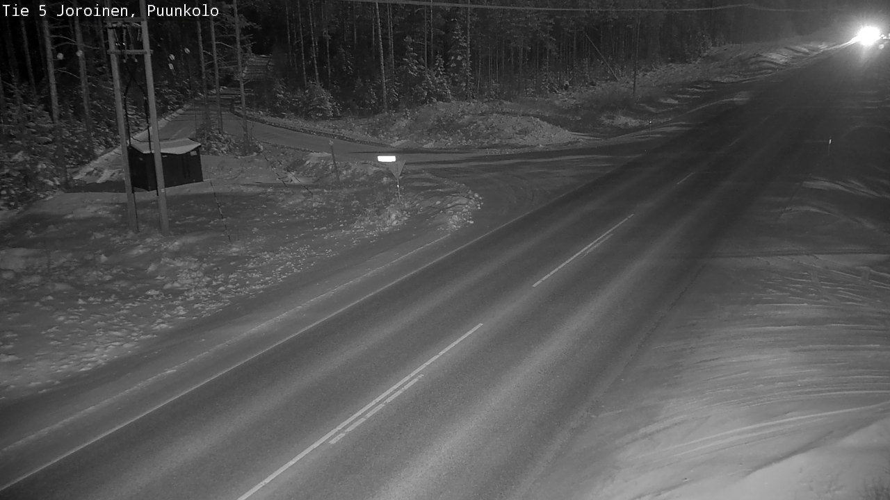 Weather Camera Image Road 5 Joroinen, Puunkolo, Joroinen, Pohjois-Savo
