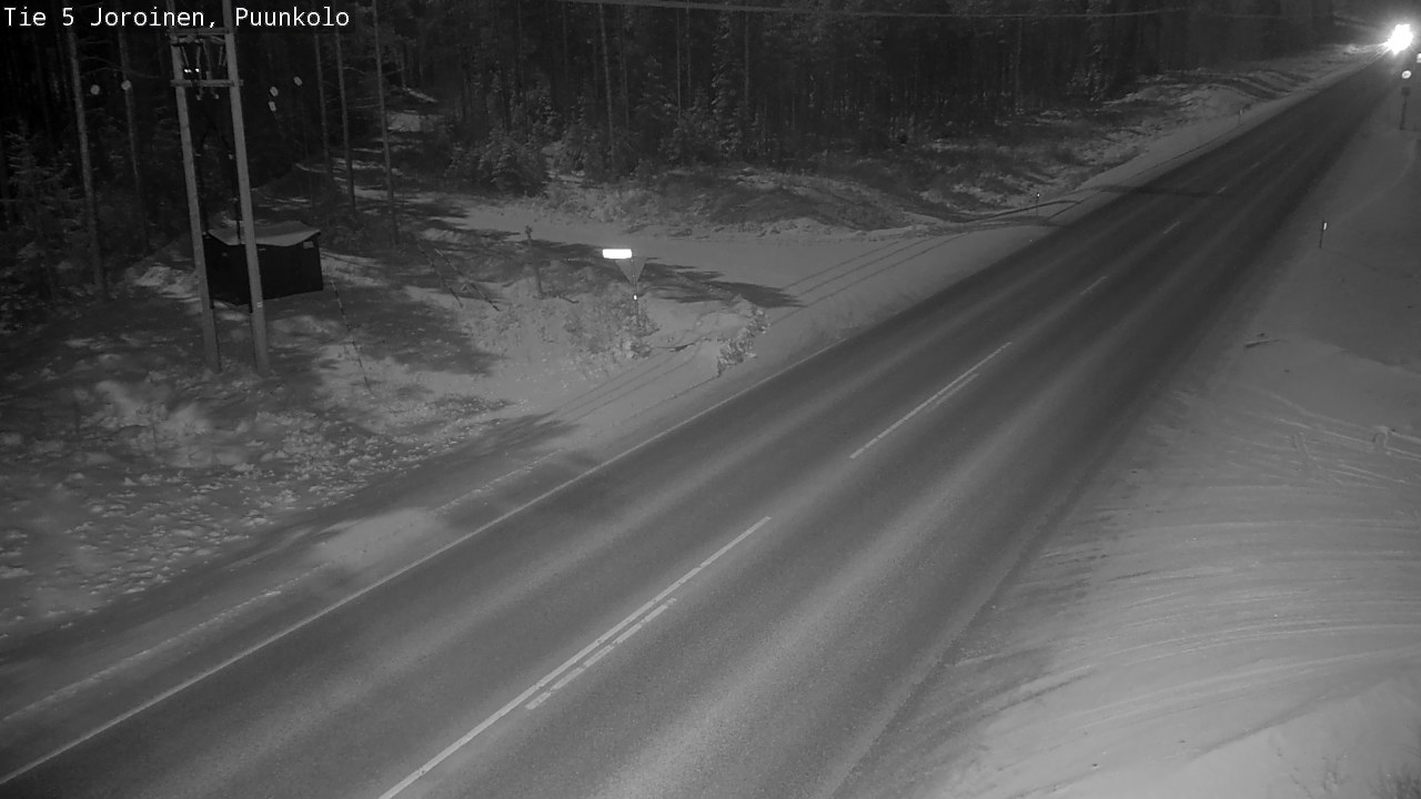 Weather Camera Image Väg 5 Joirois, Puunkolo, Joroinen, Pohjois-Savo