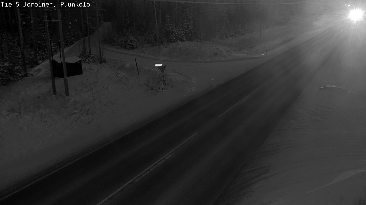 Weather Camera Image Väg 5 Joirois, Puunkolo, Joroinen, Pohjois-Savo