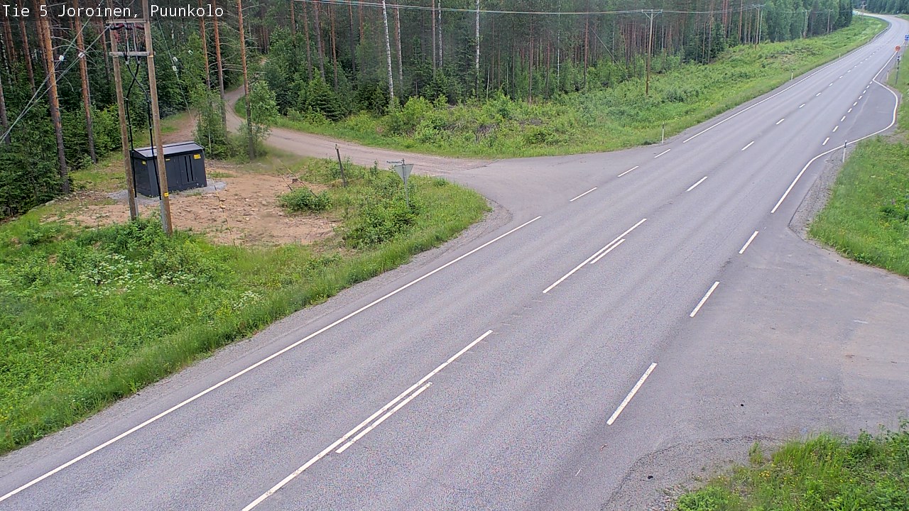 Weather Camera Image Road 5 Joroinen, Puunkolo, Joroinen, Pohjois-Savo