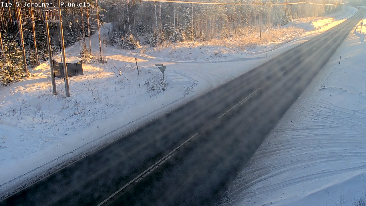 Weather Camera Image Väg 5 Joirois, Puunkolo, Joroinen, Pohjois-Savo