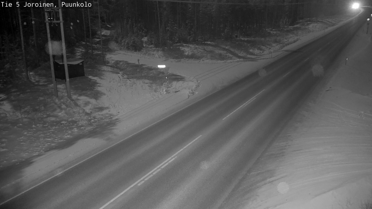 Weather Camera Image Väg 5 Joirois, Puunkolo, Joroinen, Pohjois-Savo