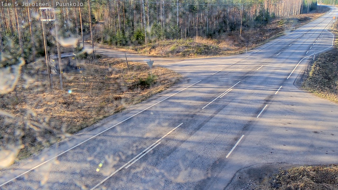 Weather Camera Image Väg 5 Joirois, Puunkolo, Joroinen, Pohjois-Savo