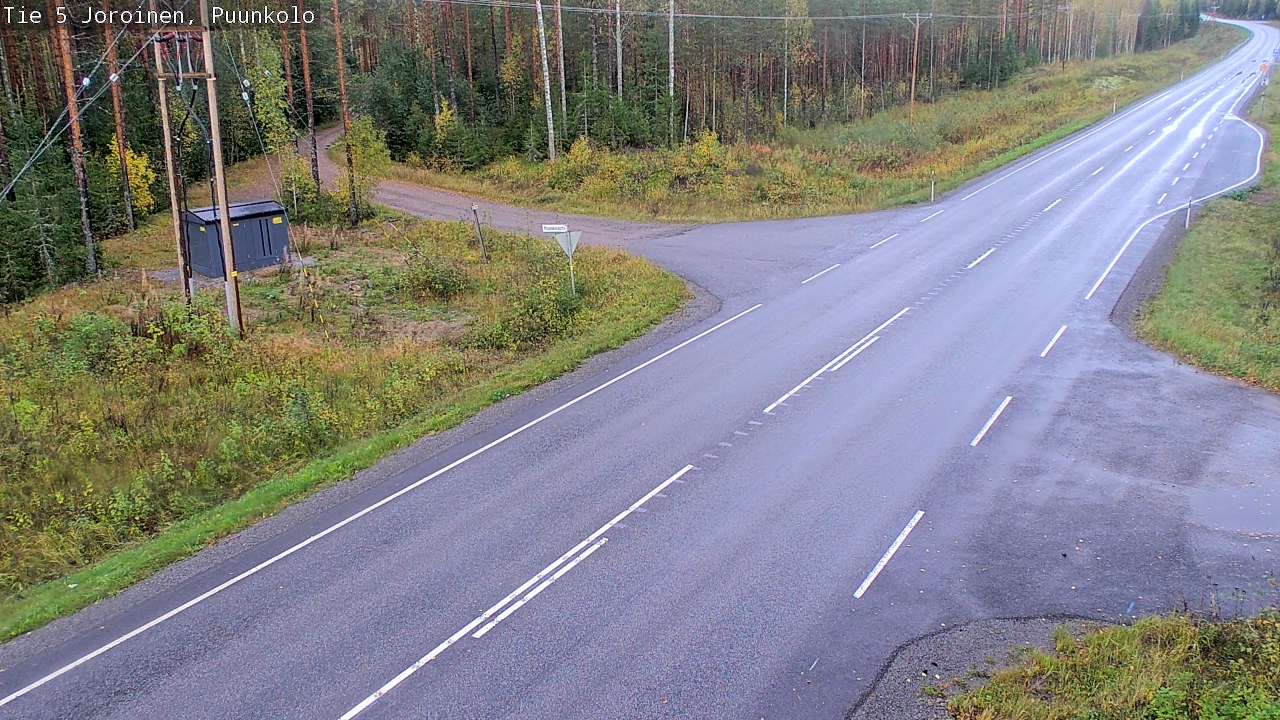 Weather Camera Image Road 5 Joroinen, Puunkolo, Joroinen, Pohjois-Savo