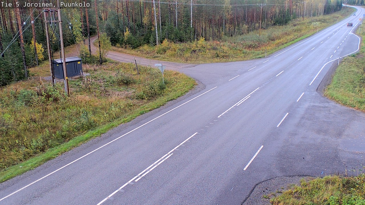 Weather Camera Image Road 5 Joroinen, Puunkolo, Joroinen, Pohjois-Savo