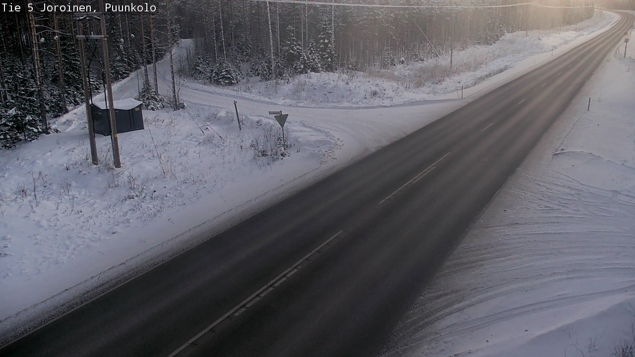 Weather Camera Image Väg 5 Joirois, Puunkolo, Joroinen, Pohjois-Savo