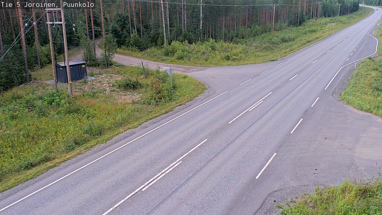 Weather Camera Image Road 5 Joroinen, Puunkolo, Joroinen, Pohjois-Savo