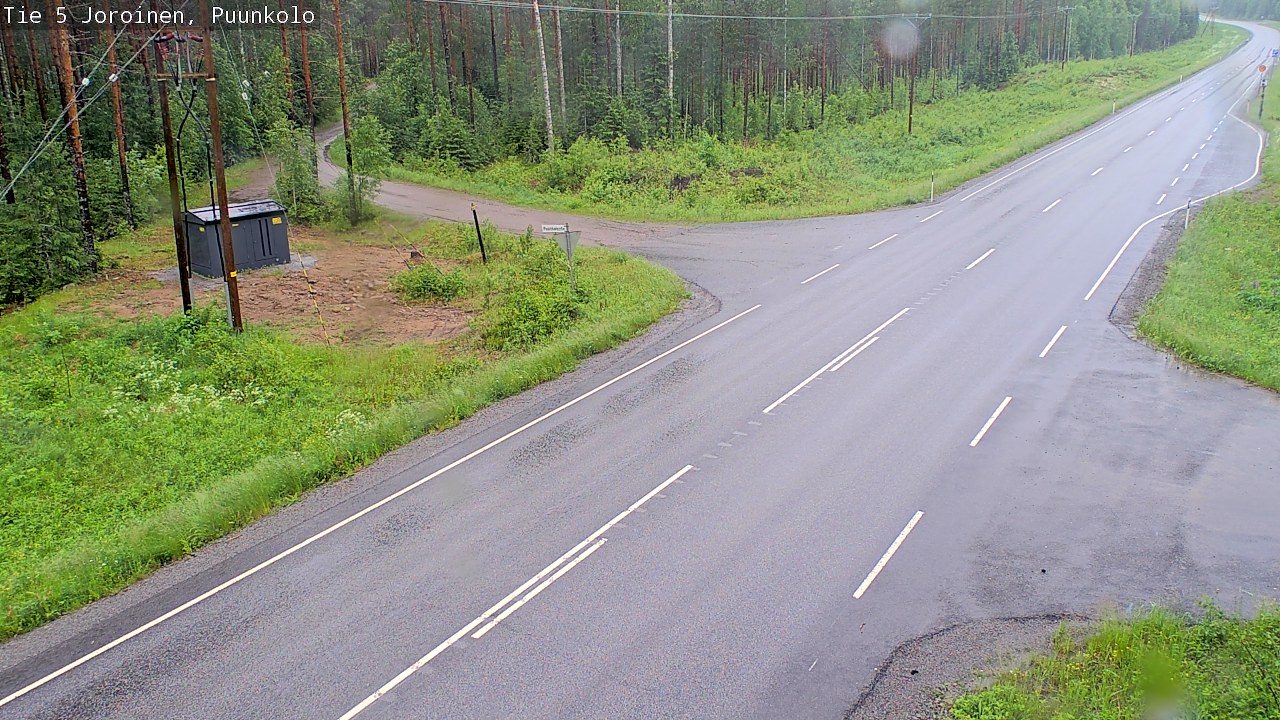 Weather Camera Image Road 5 Joroinen, Puunkolo, Joroinen, Pohjois-Savo