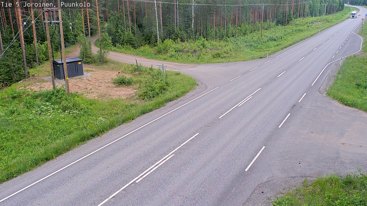 Weather Camera Image Road 5 Joroinen, Puunkolo, Joroinen, Pohjois-Savo