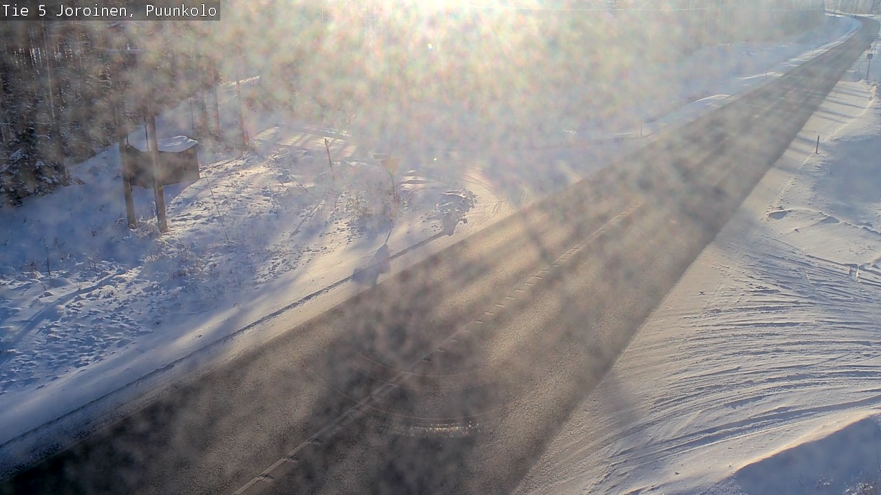 Weather Camera Image Väg 5 Joirois, Puunkolo, Joroinen, Pohjois-Savo