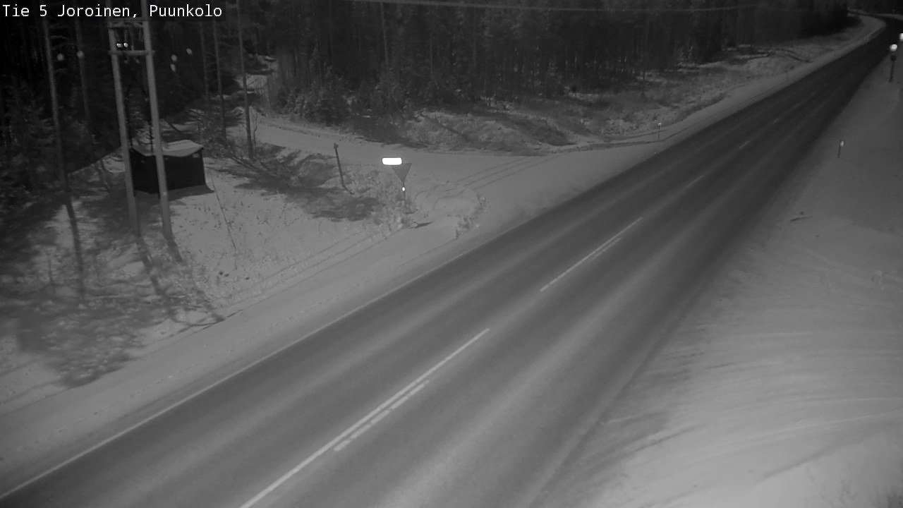 Weather Camera Image Väg 5 Joirois, Puunkolo, Joroinen, Pohjois-Savo