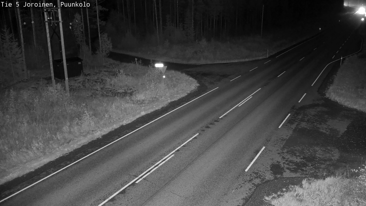 Weather Camera Image Road 5 Joroinen, Puunkolo, Joroinen, Pohjois-Savo