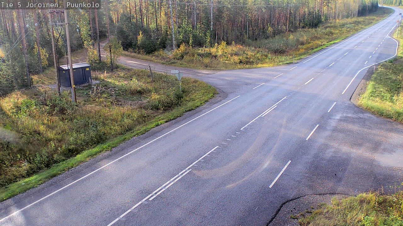 Weather Camera Image Road 5 Joroinen, Puunkolo, Joroinen, Pohjois-Savo