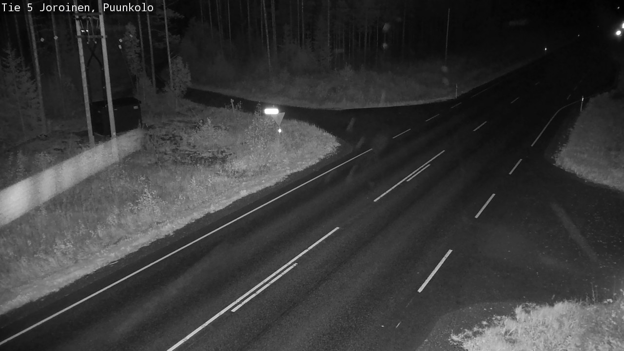 Weather Camera Image Road 5 Joroinen, Puunkolo, Joroinen, Pohjois-Savo