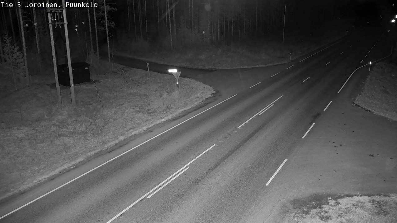 Weather Camera Image Road 5 Joroinen, Puunkolo, Joroinen, Pohjois-Savo