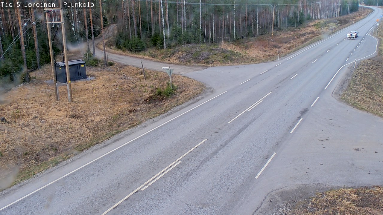 Weather Camera Image Väg 5 Joirois, Puunkolo, Joroinen, Pohjois-Savo