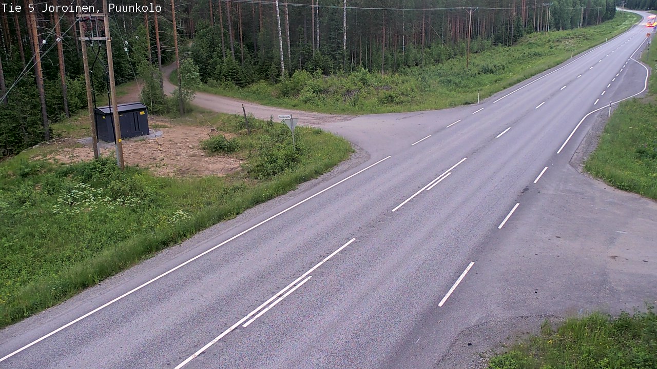 Weather Camera Image Road 5 Joroinen, Puunkolo, Joroinen, Pohjois-Savo