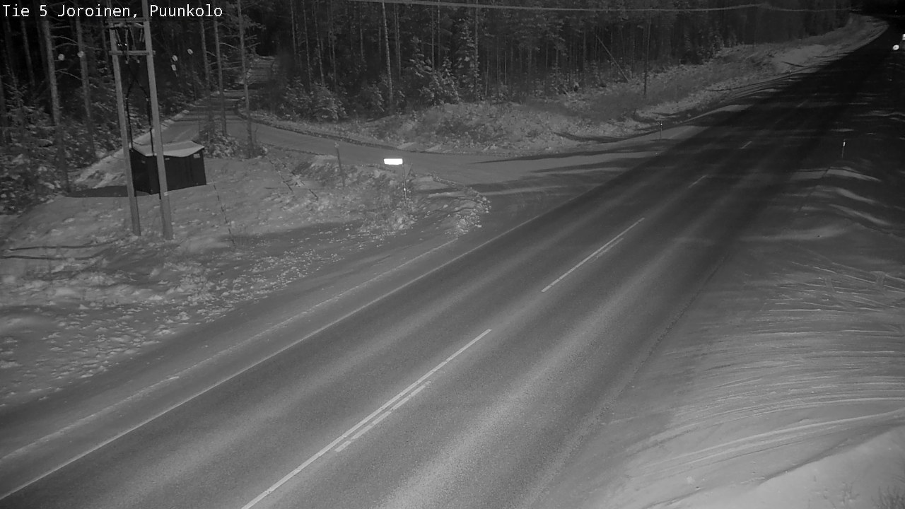 Weather Camera Image Road 5 Joroinen, Puunkolo, Joroinen, Pohjois-Savo