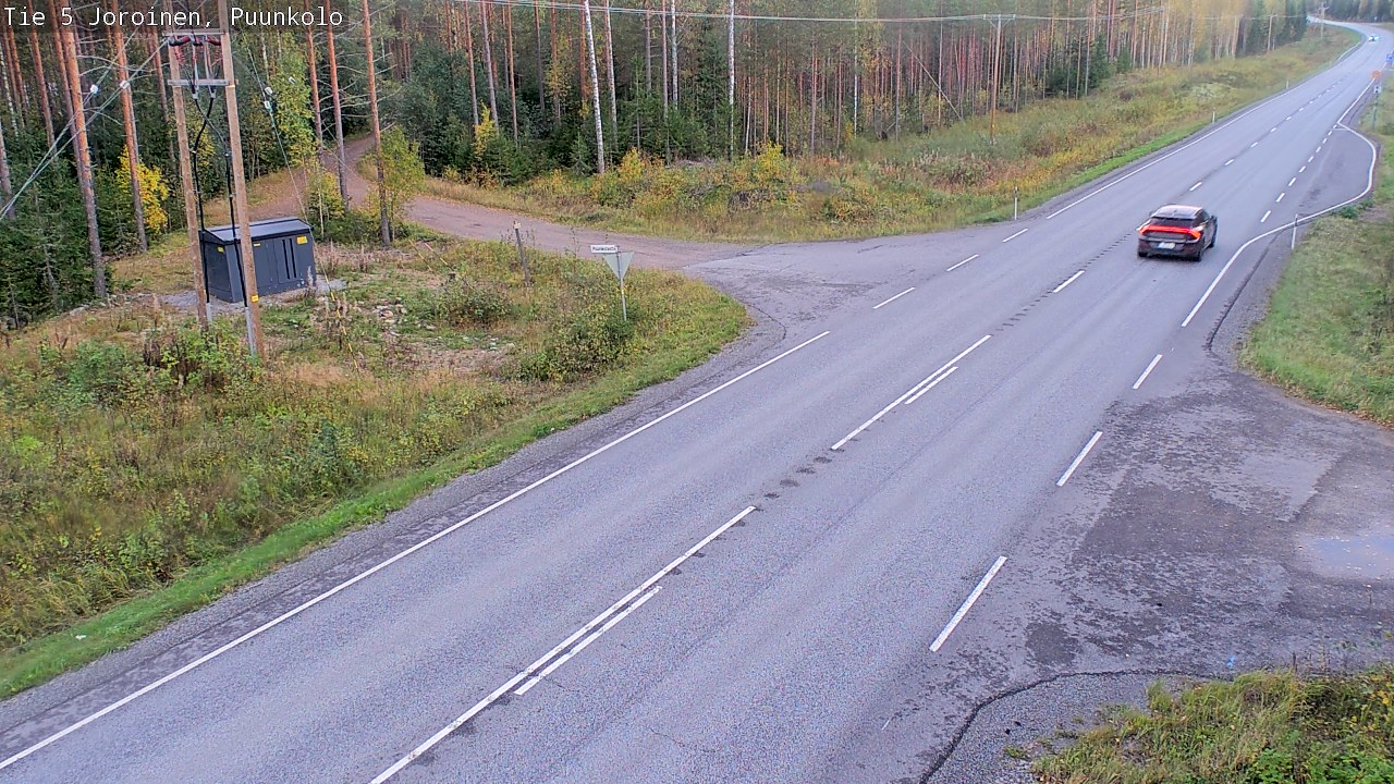 Weather Camera Image Road 5 Joroinen, Puunkolo, Joroinen, Pohjois-Savo