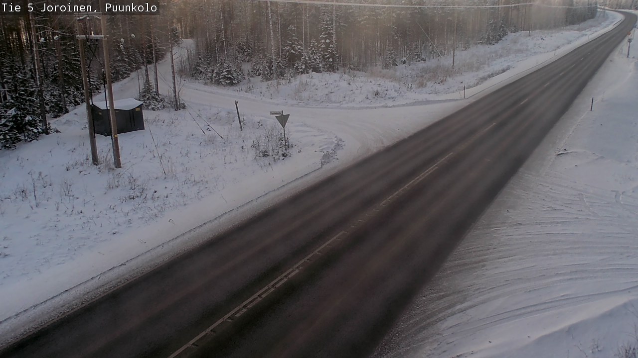 Weather Camera Image Väg 5 Joirois, Puunkolo, Joroinen, Pohjois-Savo
