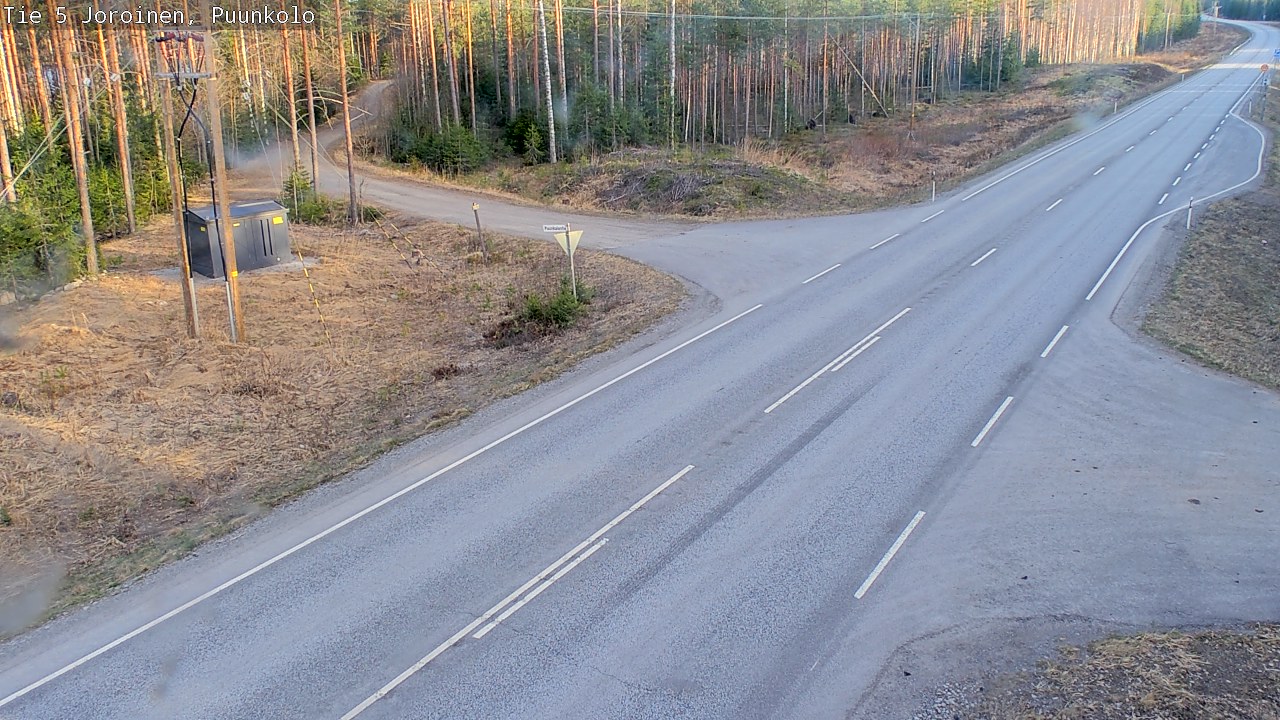 Weather Camera Image Road 5 Joroinen, Puunkolo, Joroinen, Pohjois-Savo