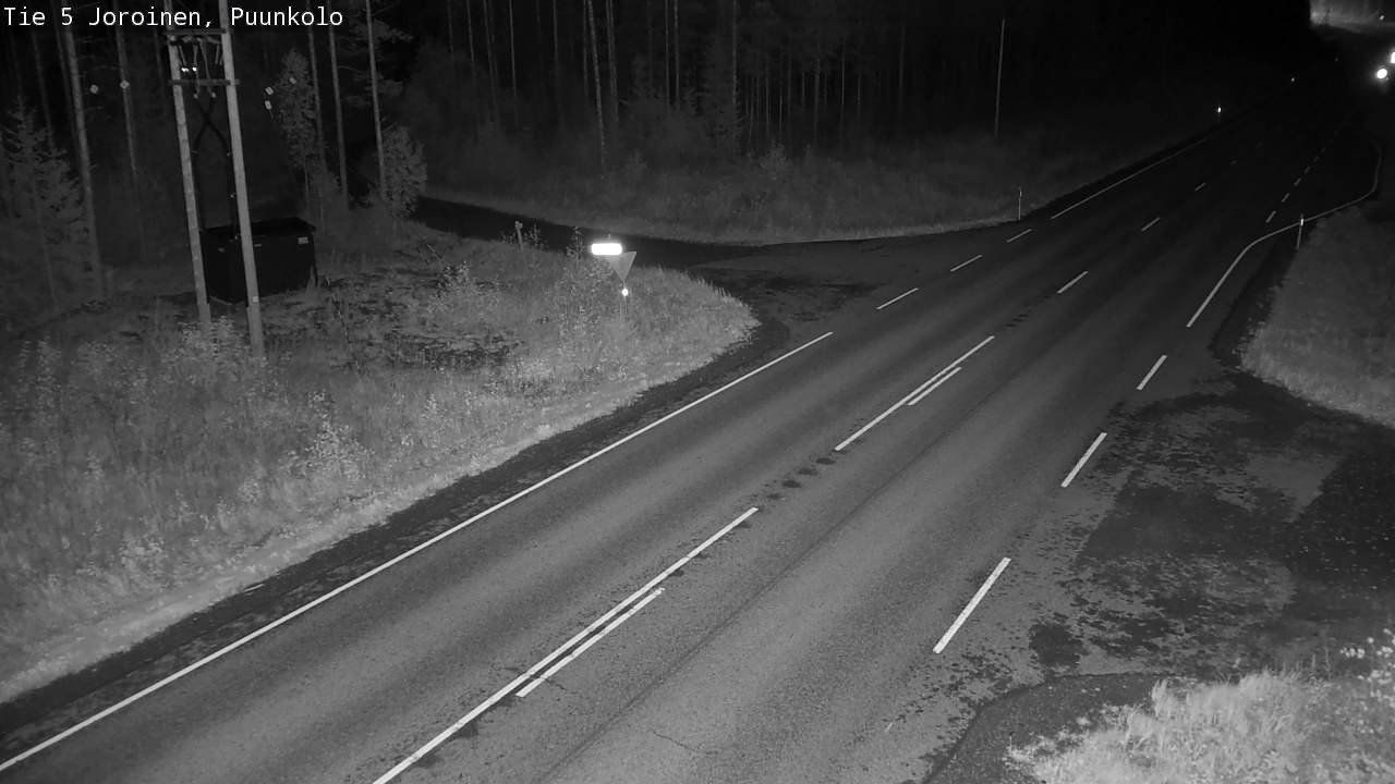 Weather Camera Image Road 5 Joroinen, Puunkolo, Joroinen, Pohjois-Savo