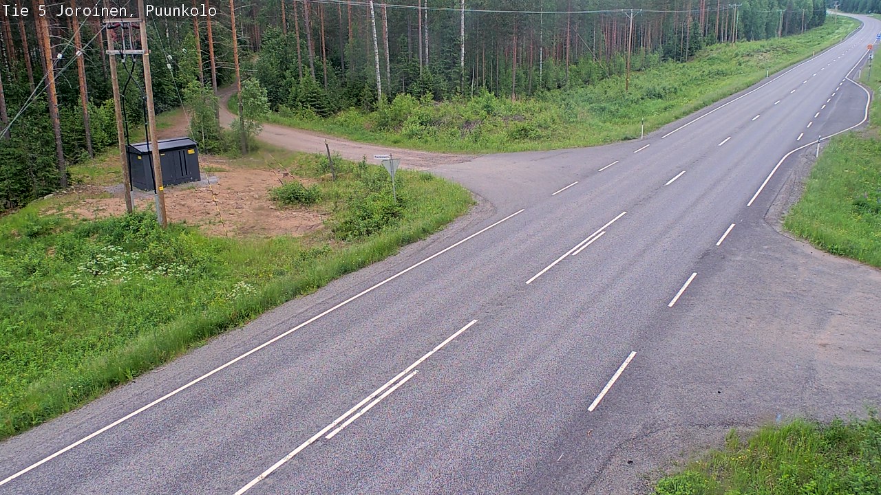 Weather Camera Image Road 5 Joroinen, Puunkolo, Joroinen, Pohjois-Savo
