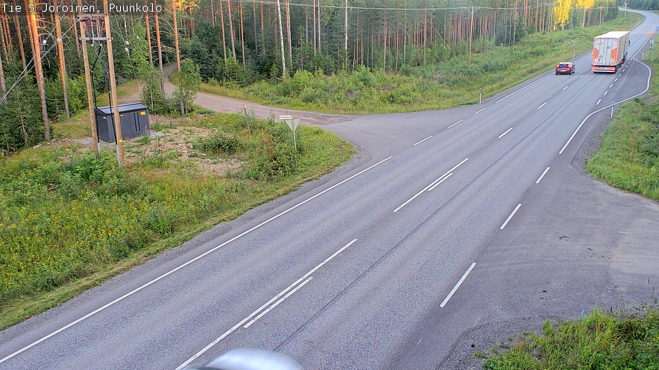 Kelikamerat Kuva Tie 5 Joroinen, Puunkolo, Joroinen, Pohjois-Savo