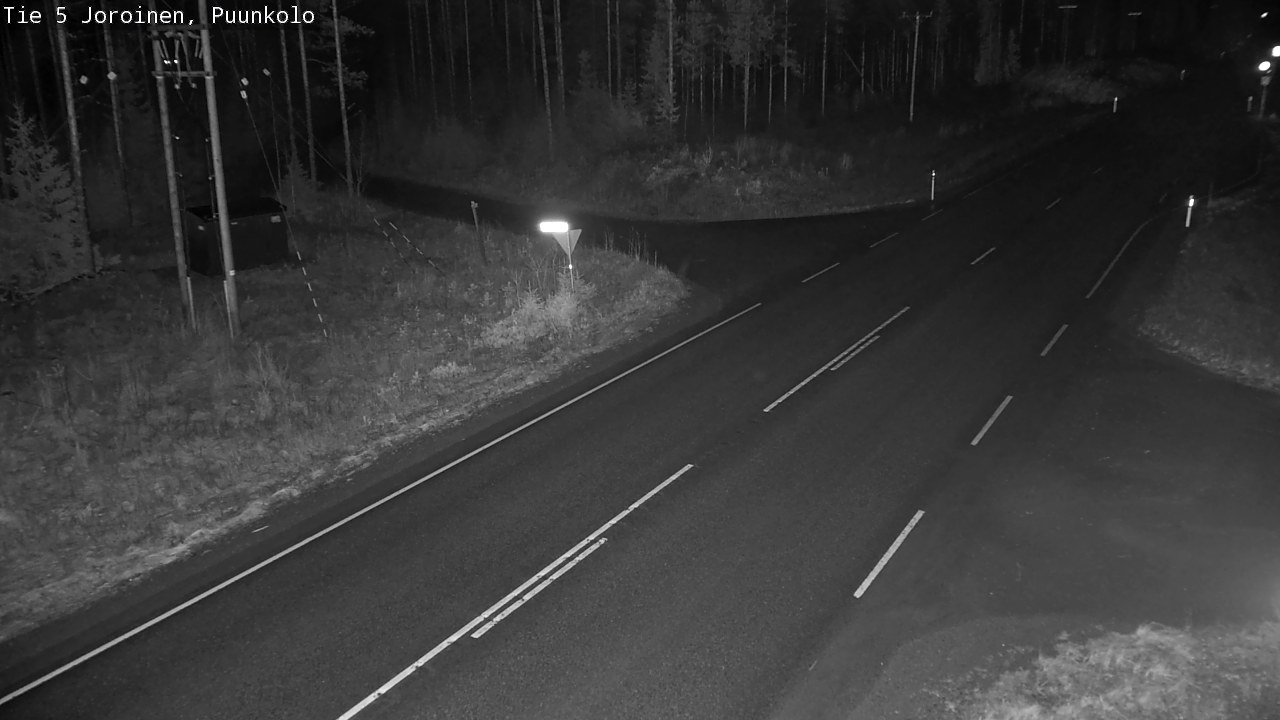 Weather Camera Image Road 5 Joroinen, Puunkolo, Joroinen, Pohjois-Savo