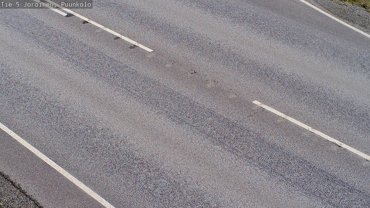 Weather Camera Image Väg 5 Joirois, Puunkolo, Joroinen, Pohjois-Savo