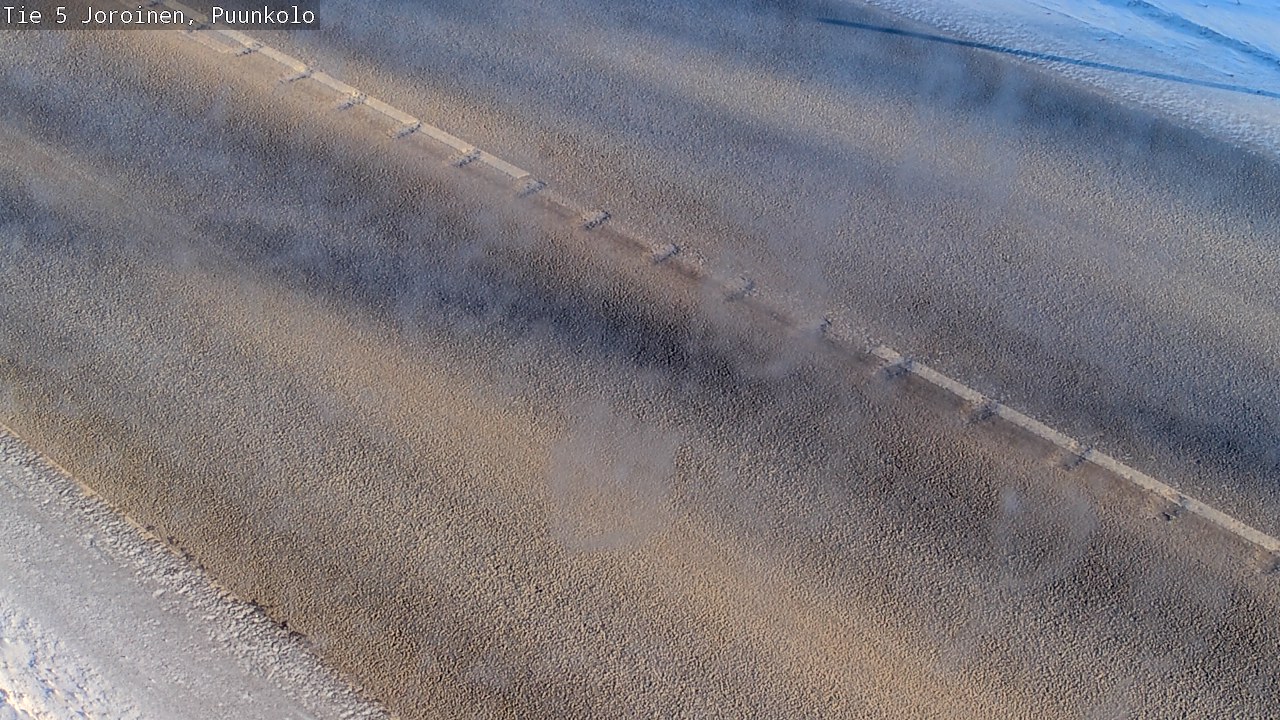 Weather Camera Image Väg 5 Joirois, Puunkolo, Joroinen, Pohjois-Savo