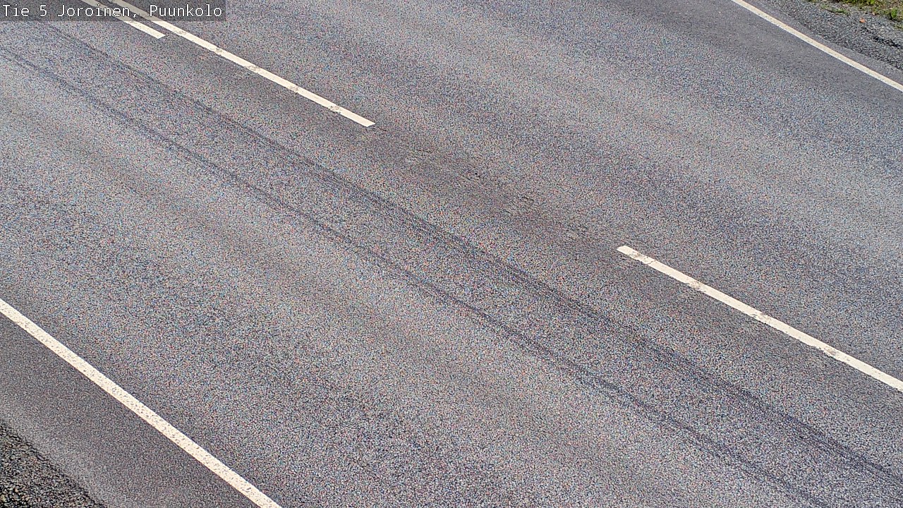 Weather Camera Image Väg 5 Joirois, Puunkolo, Joroinen, Pohjois-Savo