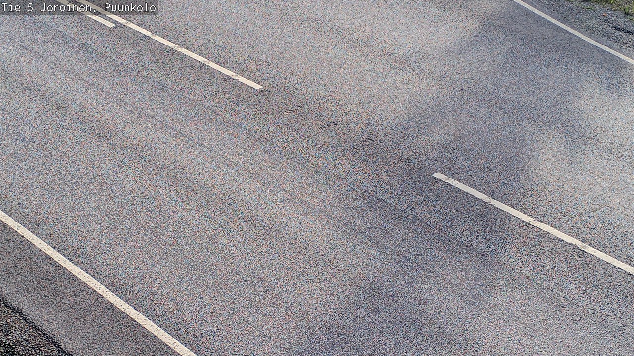Weather Camera Image Road 5 Joroinen, Puunkolo, Joroinen, Pohjois-Savo