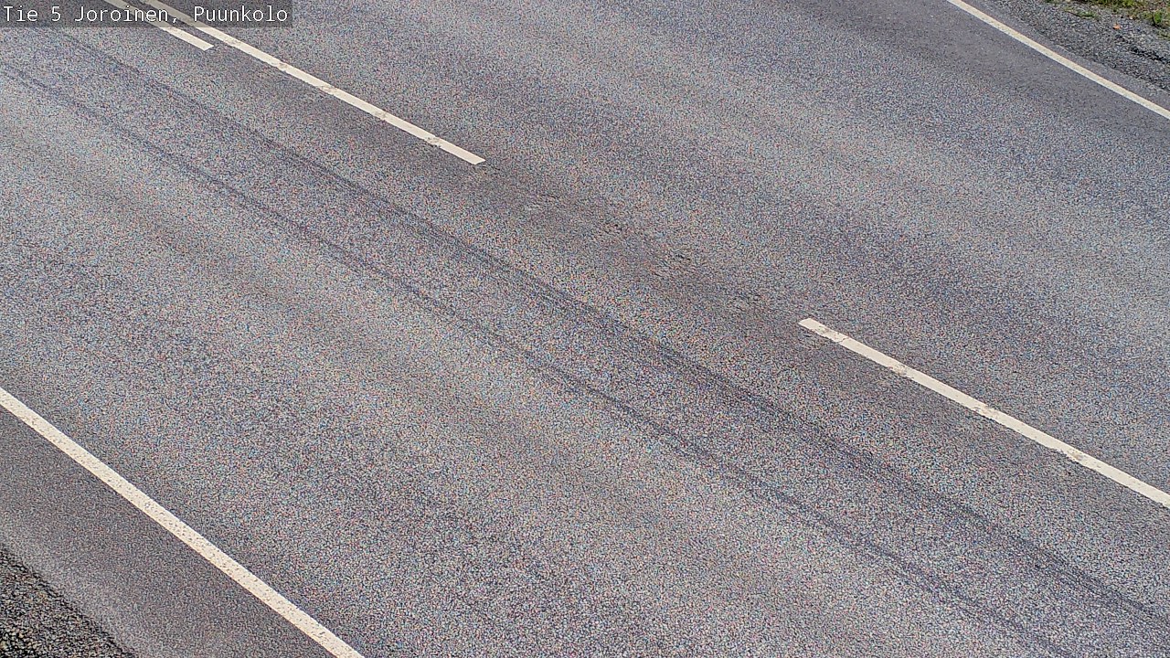 Weather Camera Image Väg 5 Joirois, Puunkolo, Joroinen, Pohjois-Savo