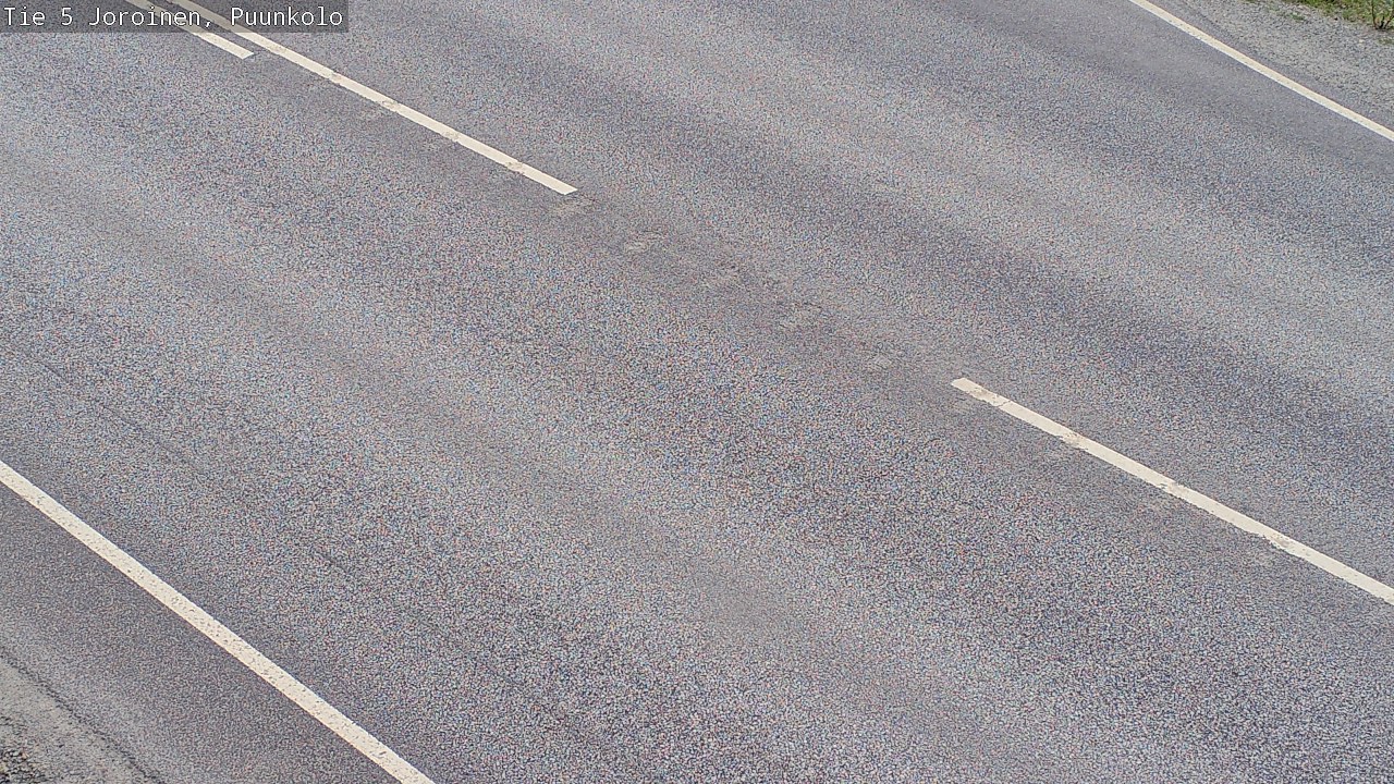 Weather Camera Image Road 5 Joroinen, Puunkolo, Joroinen, Pohjois-Savo