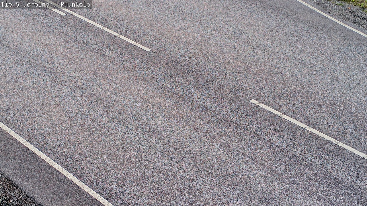 Weather Camera Image Road 5 Joroinen, Puunkolo, Joroinen, Pohjois-Savo