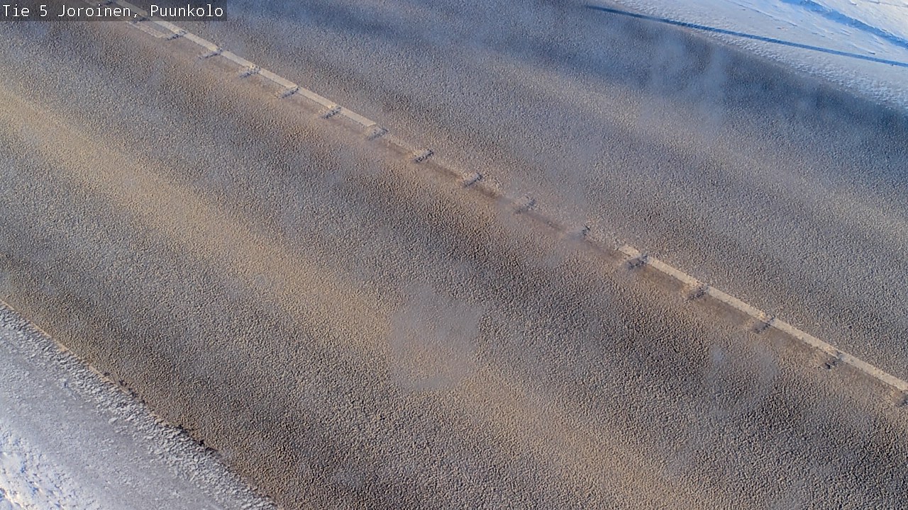 Weather Camera Image Väg 5 Joirois, Puunkolo, Joroinen, Pohjois-Savo