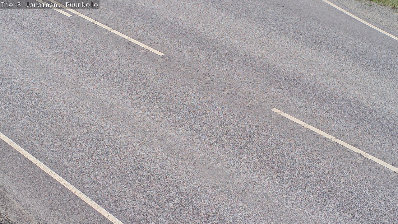 Weather Camera Image Road 5 Joroinen, Puunkolo, Joroinen, Pohjois-Savo