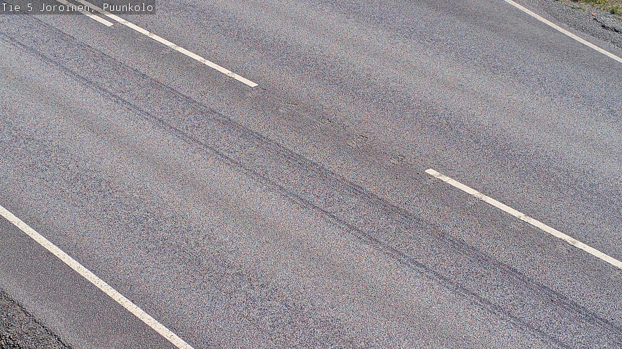 Weather Camera Image Väg 5 Joirois, Puunkolo, Joroinen, Pohjois-Savo