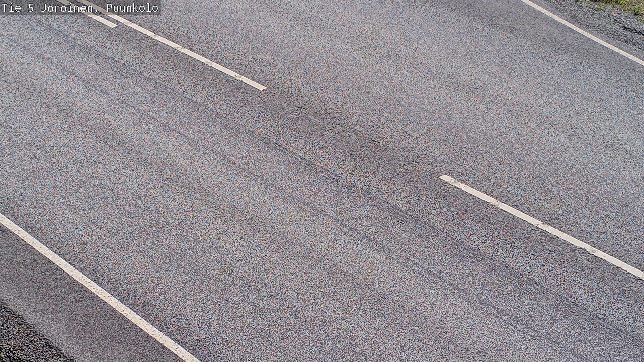 Weather Camera Image Väg 5 Joirois, Puunkolo, Joroinen, Pohjois-Savo
